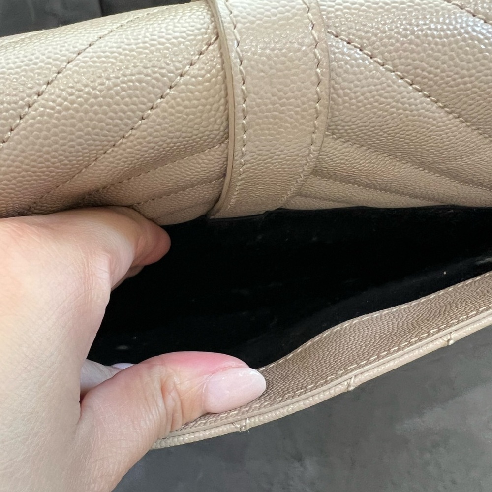 Saint Laurent Classic Monogram Envelope Satchel Mixed Matelasse Leather Large - Picture 8 of 17